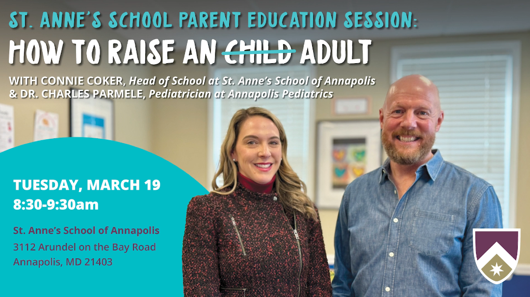 how to raise an adult event promo graphic 3.19.24