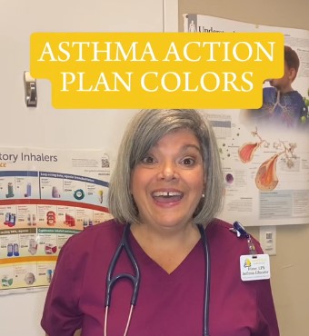 asthma action plan colors preparation allergy season fall spring management asthma educator