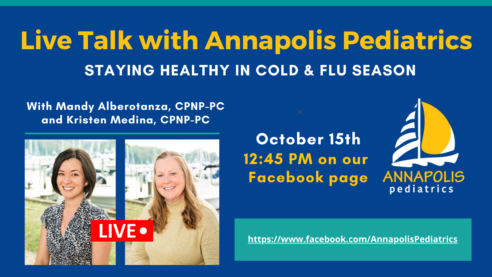 live provider talk mandy alberotanza kristen medina cold flu season pediatrician tips advice live talk parenting illness Fall Winter 