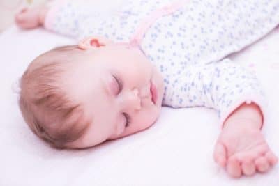 infant sleep back