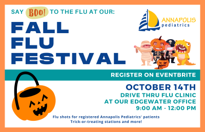 fall flu festival vaccine drive thru trick treat halloween fun kids family parent